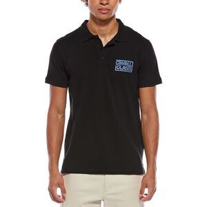 Cavalli Class Mens  Polo Shirt, Black